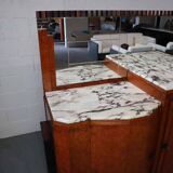 Art Deco buffet, Macassar Ebony and Walnut Burl, 1920-1930