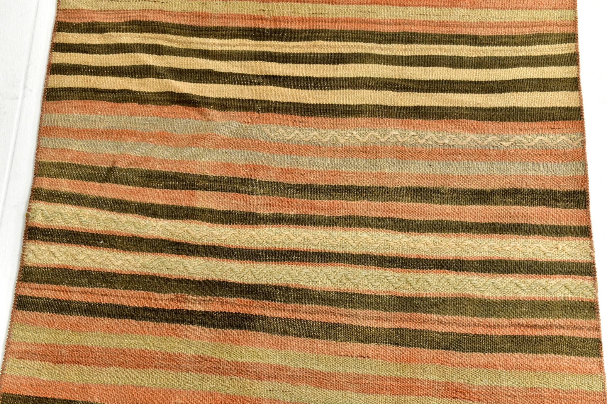 3x10 Rug For Hallway Vintage Kilim Runner Rug, 80x301Cm