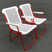 2 Italian folding chairs from Grand Soleil, 1980s