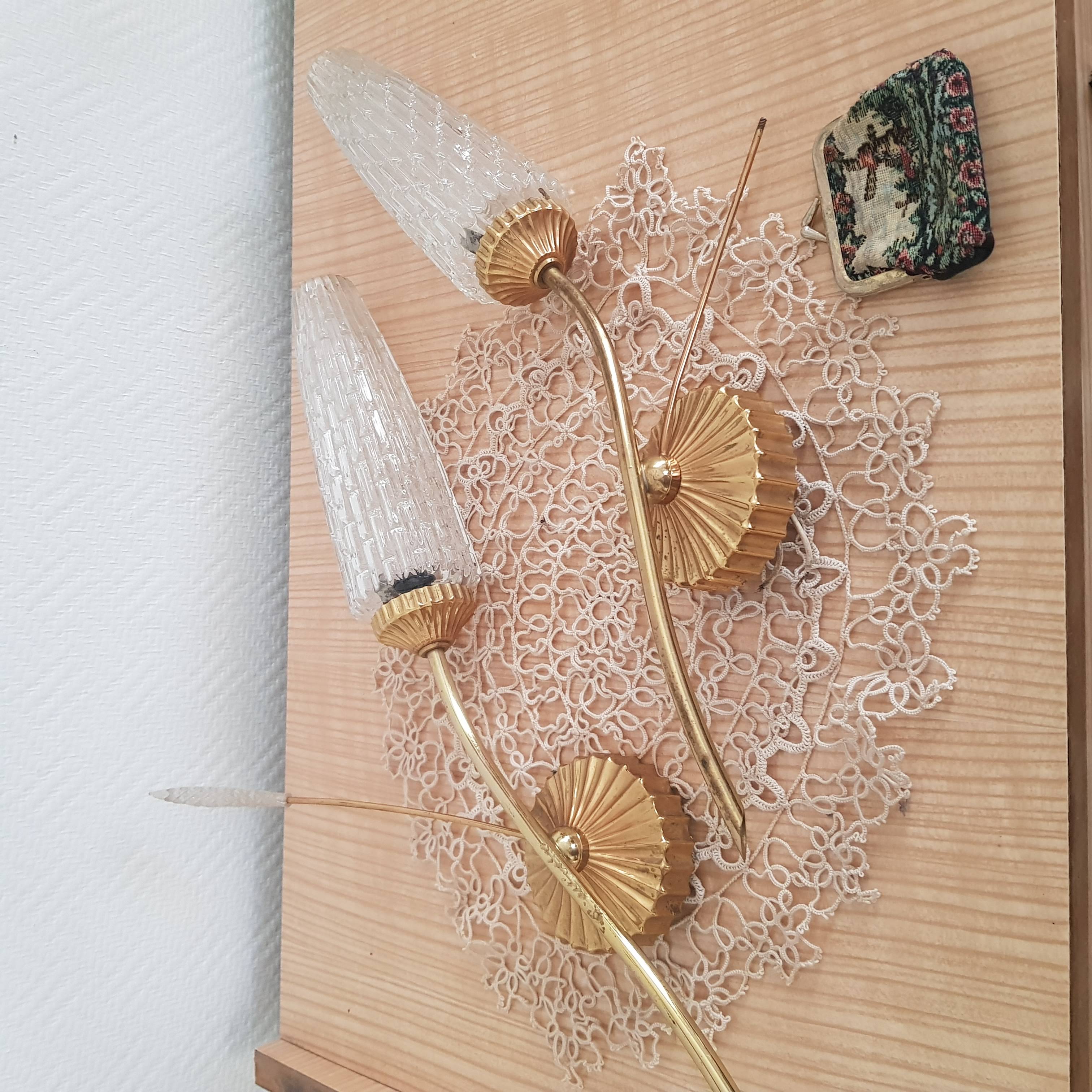 Pair of wall lamps 40s