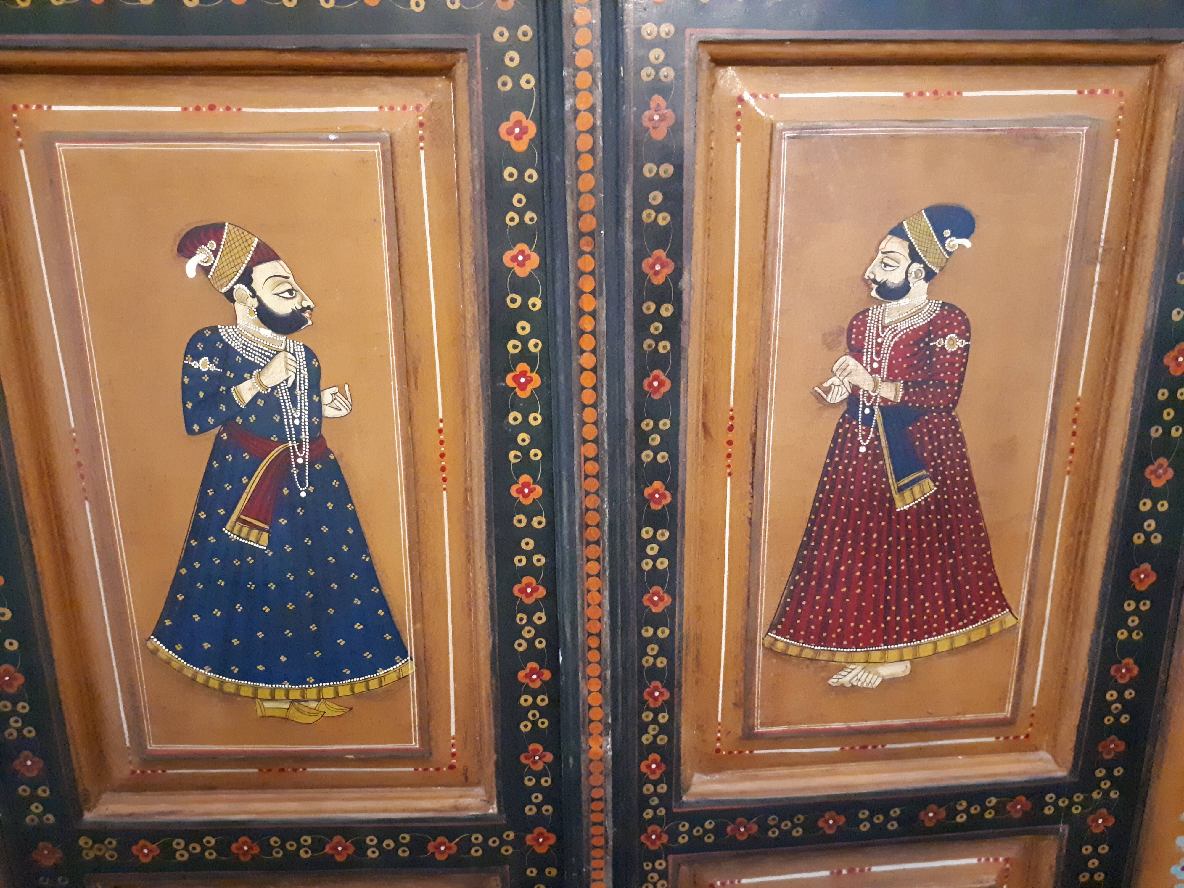 Indian wardrobe - handcrafted, hand-painted