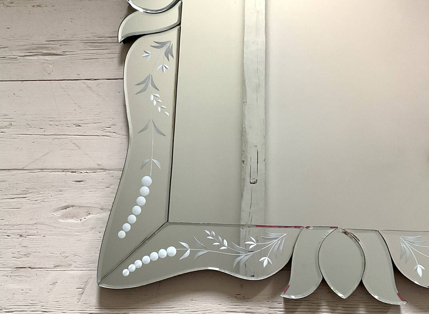 Pair of Venetian style mirrors