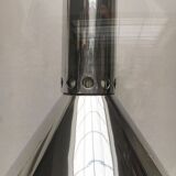 Suspended globe lamp in glass from the German space age by Erco.