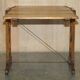 Transformable library table by Boeckh Brothers, circa 1910, restored.