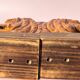 Pair of wooden bookends signed P.Belys