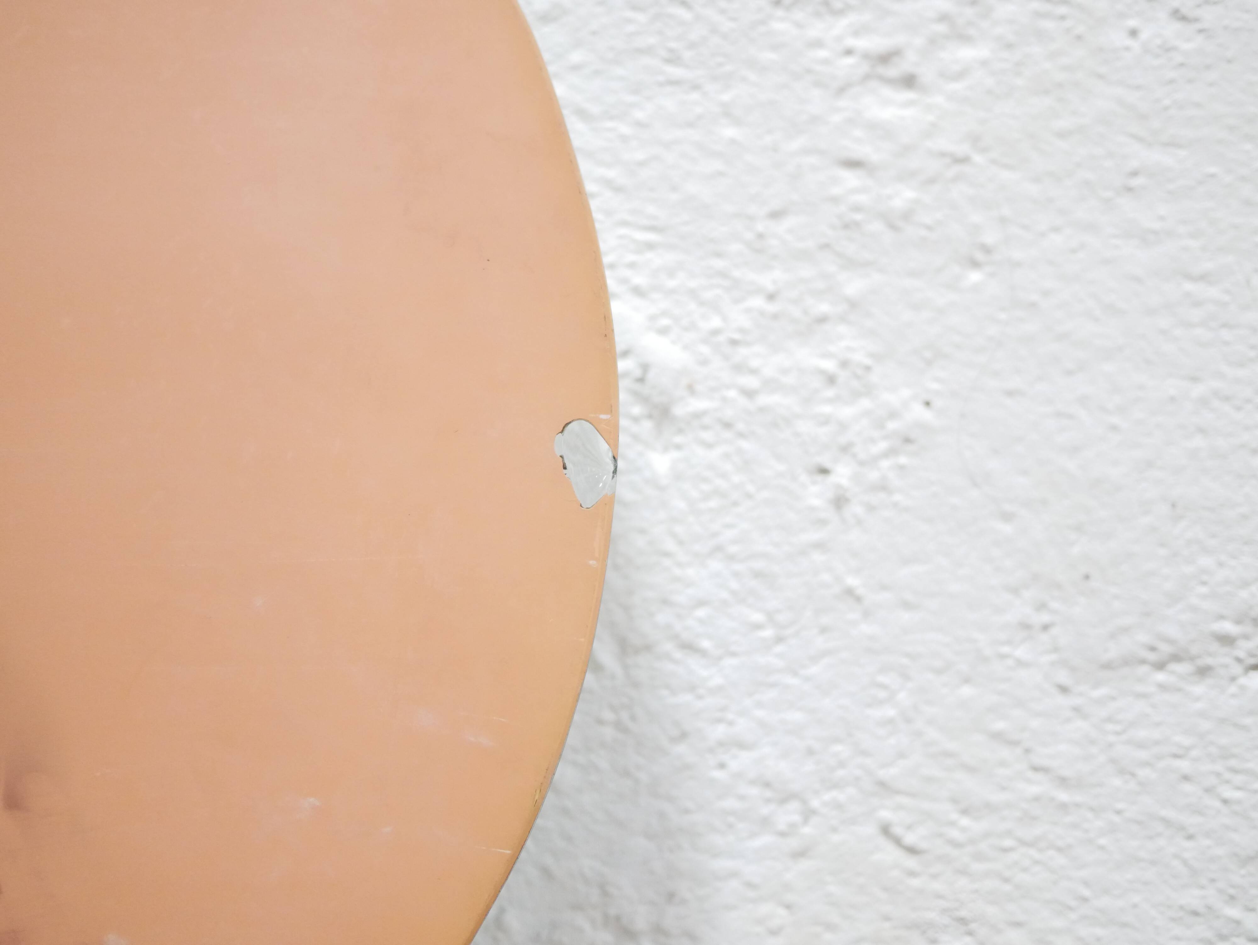 Mirror beveled art deco oval 59cm x 93cm