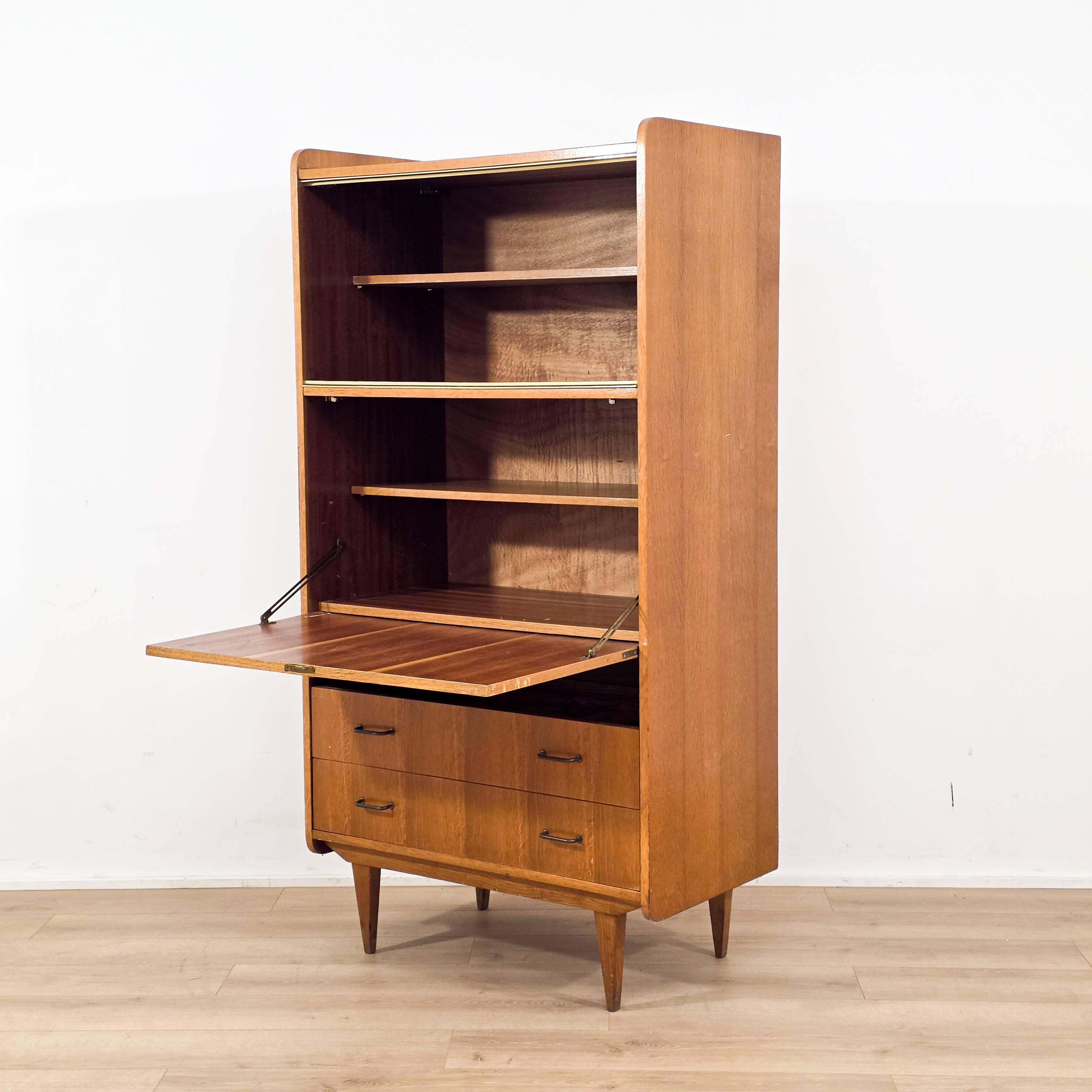 Scandinavian teak secretary – Nordic design, 1960s