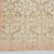 7x10 Large Floral Handmade Vintage Rug, 209x312Cm