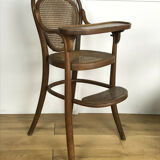 Thonet stamped high child chair