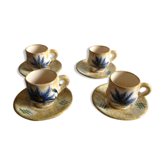 Set of 4 coffee cups