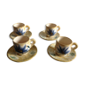 Set of 4 coffee cups