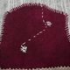 Wine Color Vintage Textile Wall Hanging, Handwoven Tapestry, 106x116 Cm