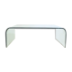 Table basse en verre moulé Roche Bobois