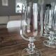 Lot de 6 verres à vin hauts de dégustation pied hexagonal