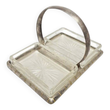 Art Deco dessert service from Henneberg, Poland, 1930s, set of 3