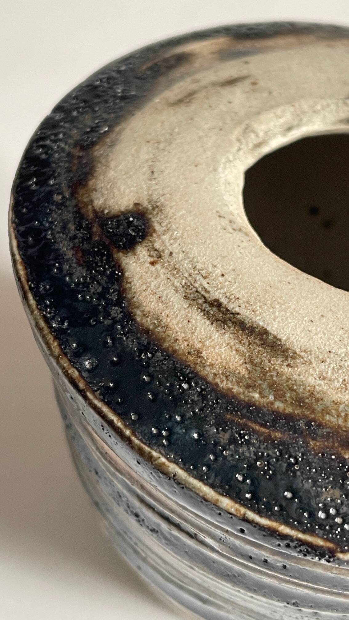 Vintage Brutalist Handmade Vase