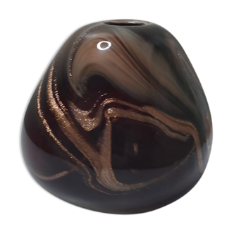 Vase blown glass paste Maure-Vieil