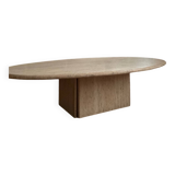 Ligne Roset vintage travertine coffee table from the 70s