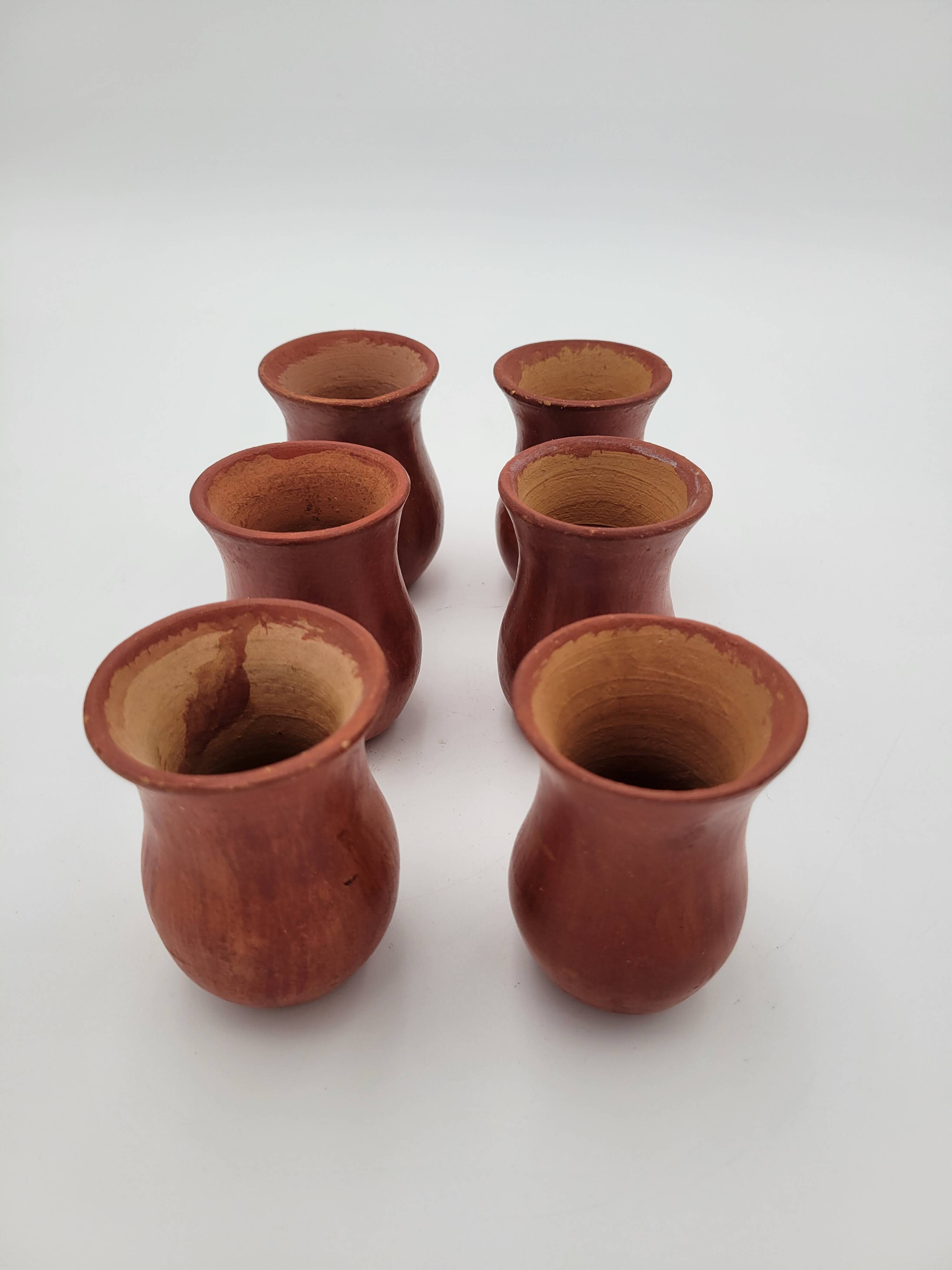 Artisanal terracotta service