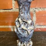 Vintage ceramic vase marius giige fat lava