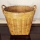 Vintage wicker plant pot