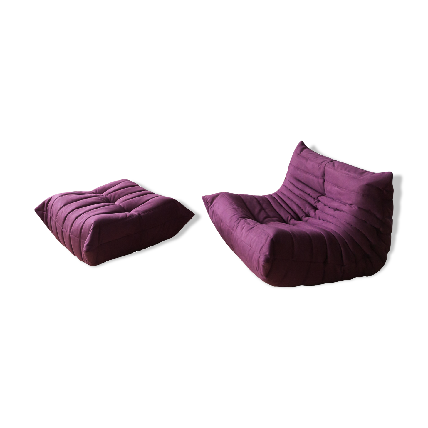 Togo armchair and pouf model designed by Michel Ducaroy 1973