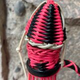 Bottle scoubidou pink neon 60s