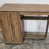 Old Art Deco teak desk
