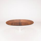 Oval dining table in rosewood by Maurice Burke for Arkana, England, 1960s