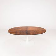 Oval dining table in rosewood by Maurice Burke for Arkana, England, 1960s