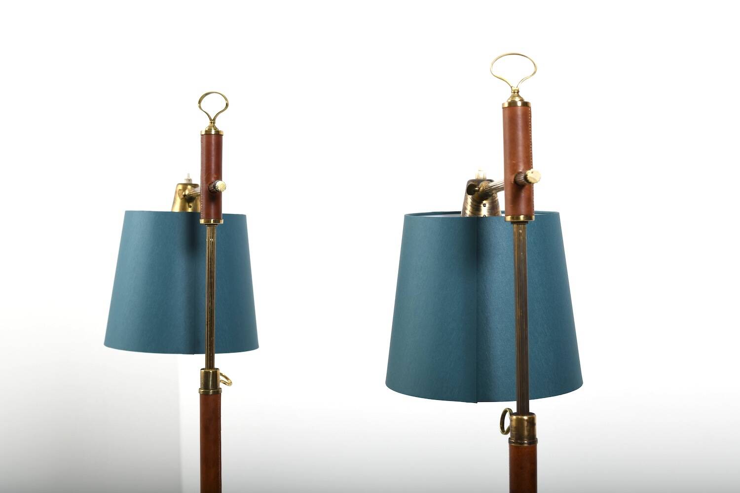 Pair of 1940s-50s Floorlamps by Lysberg, Hansen & Terp.