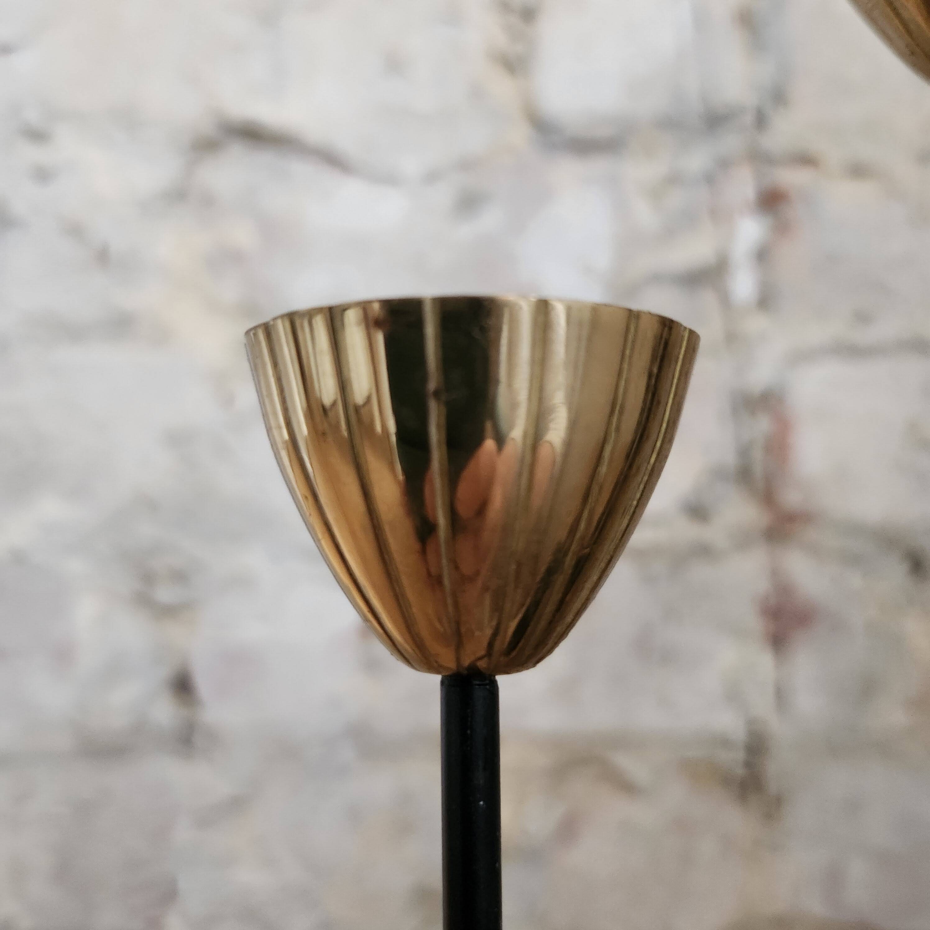 Scandinavian chandelier by Ystad Metall, Gunnar ANDER - 1960