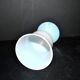 Antique footed glass in white opaline goblet chalice – Meisenthal craftsmanship?
