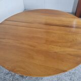 Elm dining table by Luigi Gorgoni, 80s