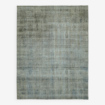 Tapis de laine bleue 1980 278 cm x 367 cm