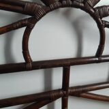 Rattan headboard 2 people