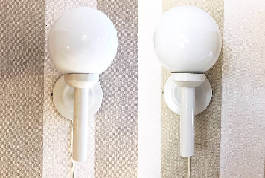 Pair of Abo Randers wall lights, 1970s