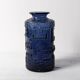 Glass Vase "Cobolt" by Göte Augustsson / Ruda Glasbruk / Sweden / 1970s