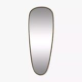 Gold mirror rearview mirror and free form from the 50s