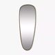 Gold mirror rearview mirror and free form from the 50s
