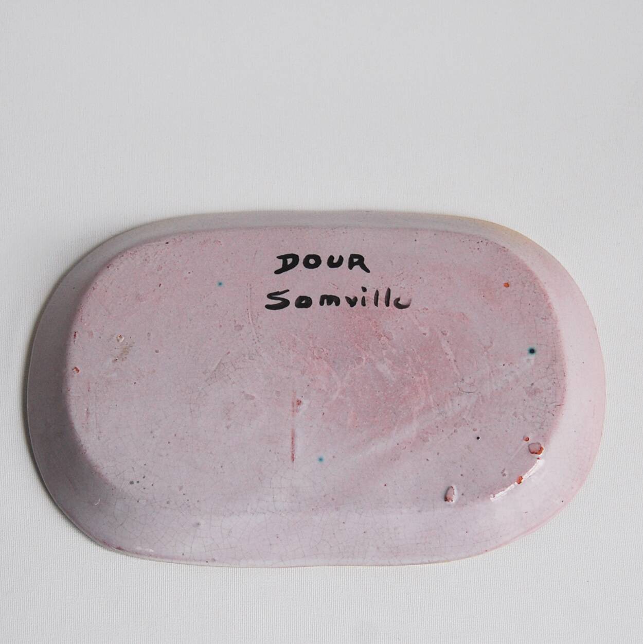 Plat ou vide-poche décoratif vintage - Dour - Roger Somville