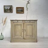 Parisian buffet in patinated wood, circa 1930.