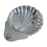 Silver metal cup form shell