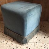 Velvet pouf