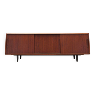 Buffet en teck, design danois, années 1970, production : Danemark