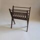 Wooden folding magazine rack