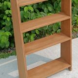 Solid wood bookcase shelf