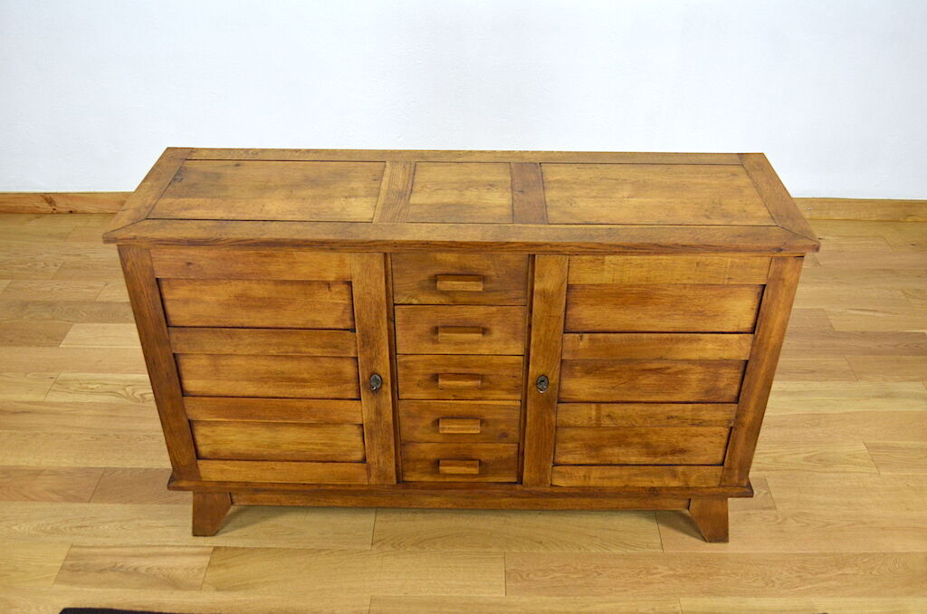 Sideboard oak René Gabriel 1950