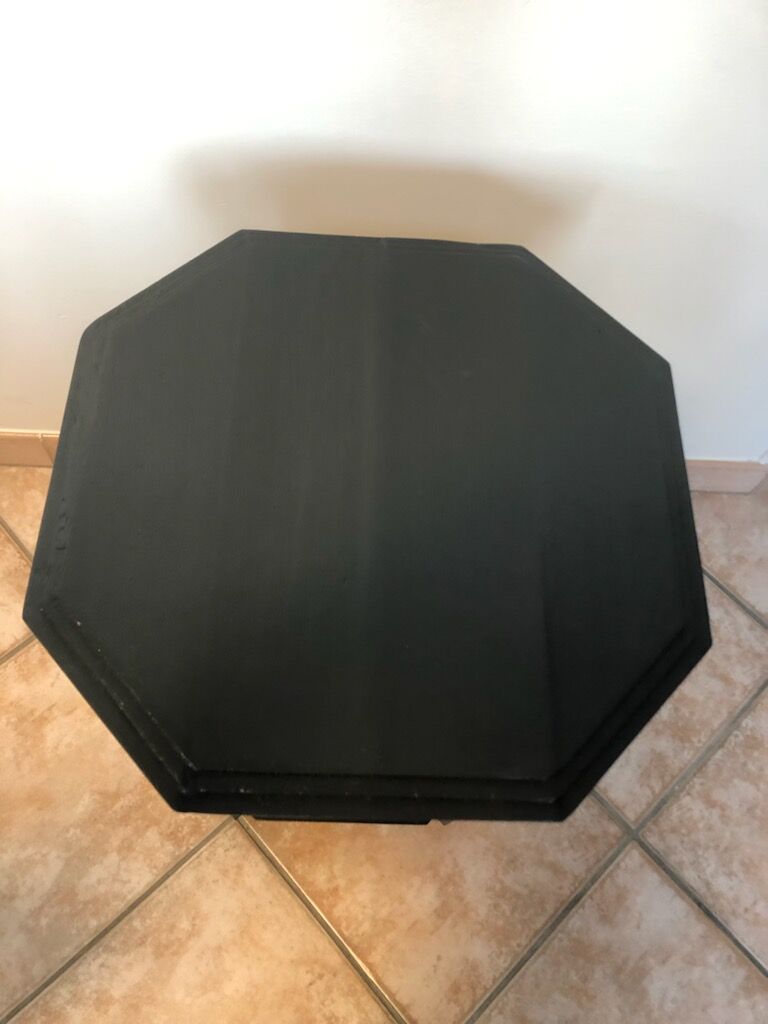 Octagonal art deco pedestal