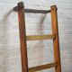 Vintage pine climbing ladder